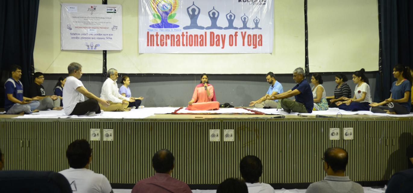International yoga day celebration