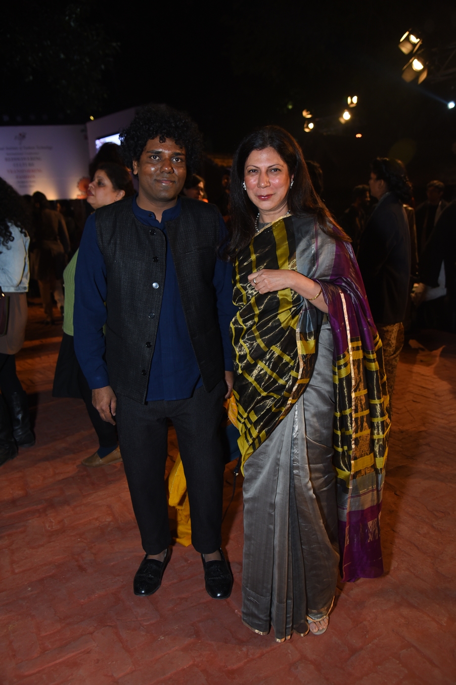 Designer Gaurav Jai Gupta with Harmeet Bajaj