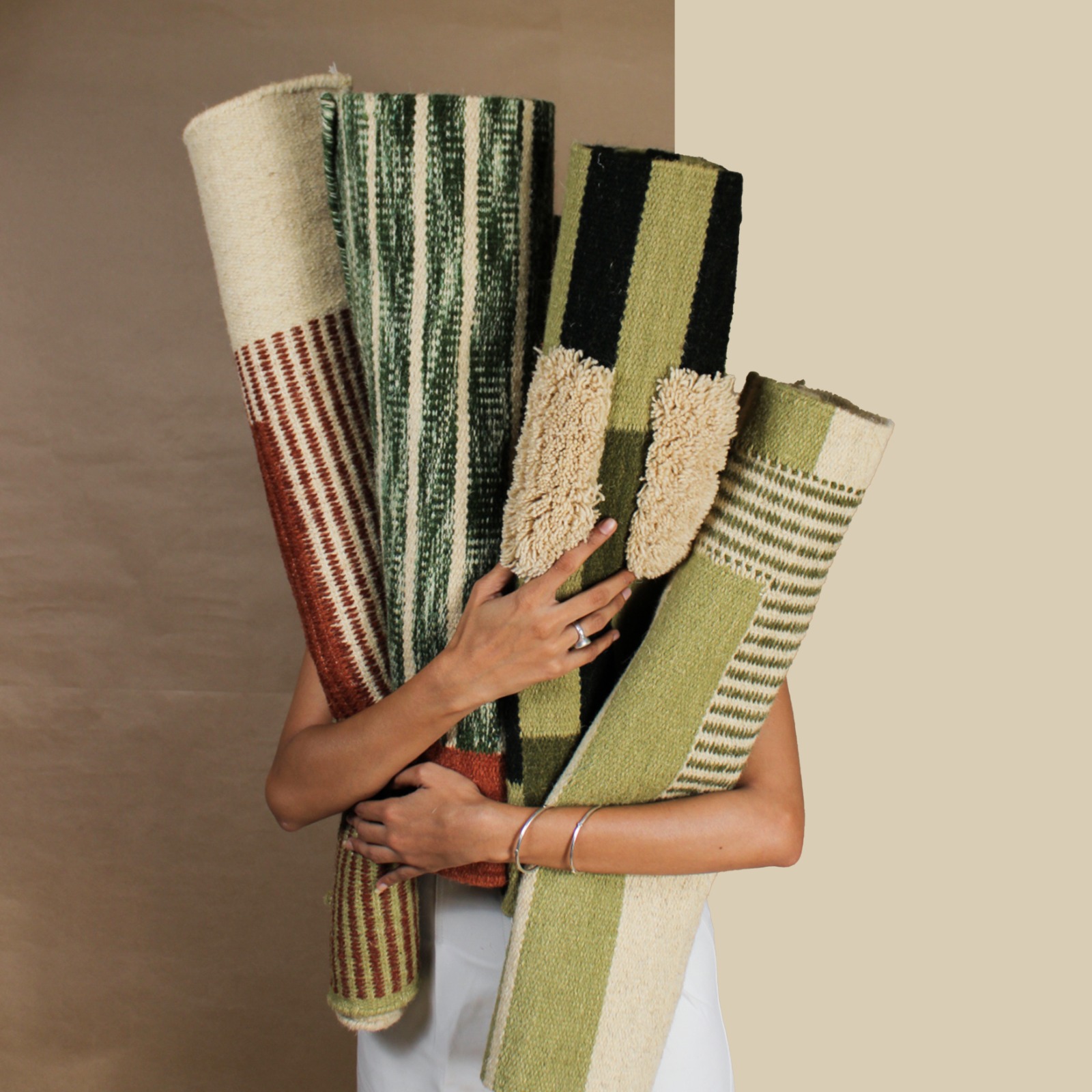 Handwoven dhurries: Jawaja