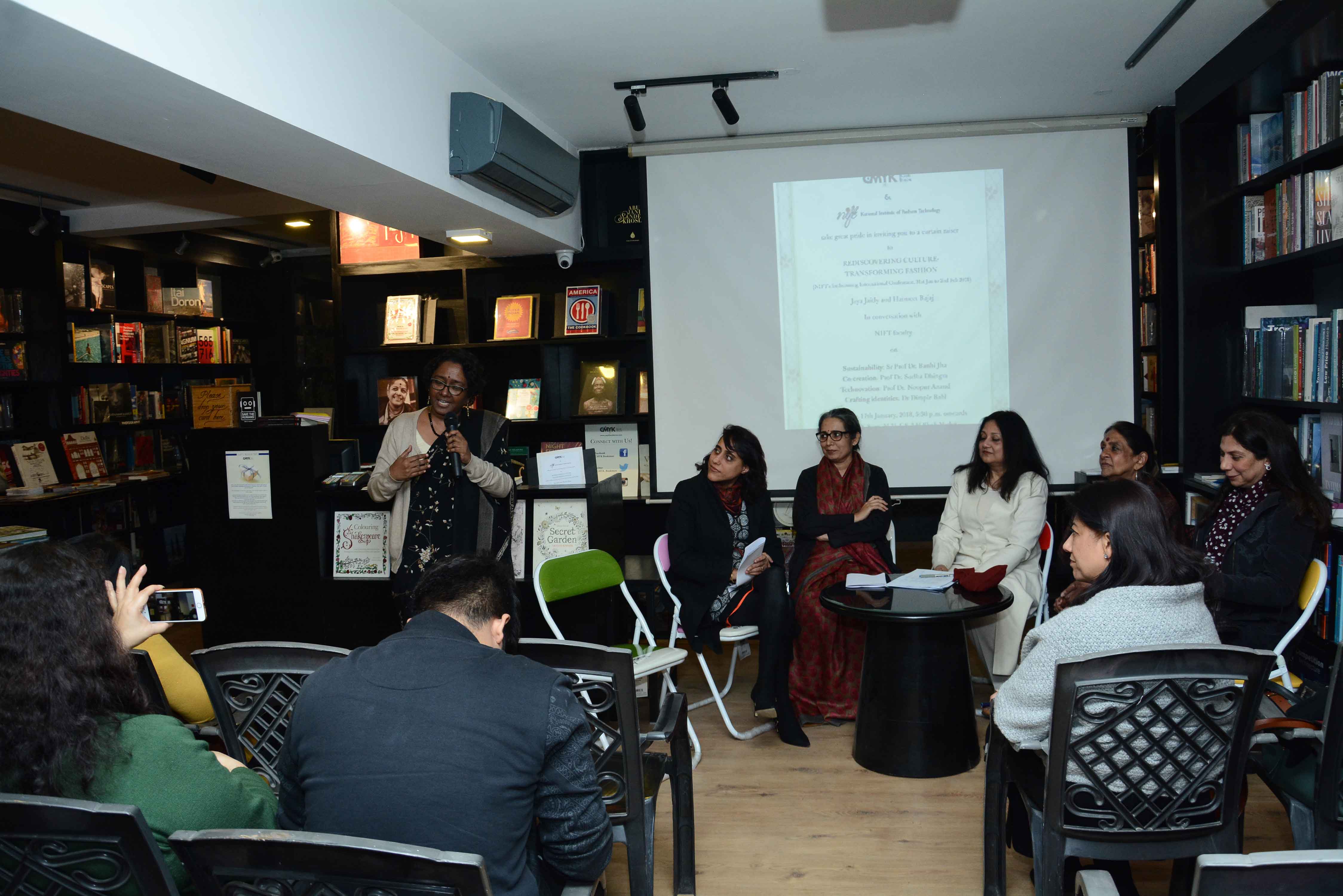 curtain-raiser at CMYK bookstore on January 17