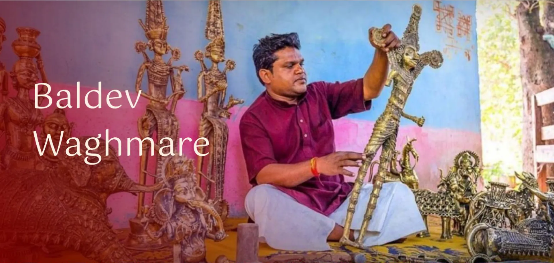 Shri Baldev Waghmare – craft close-up