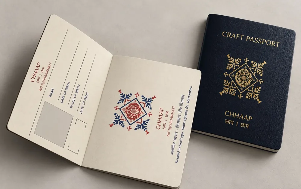 The CHHAAP Craft Passport, open and closed