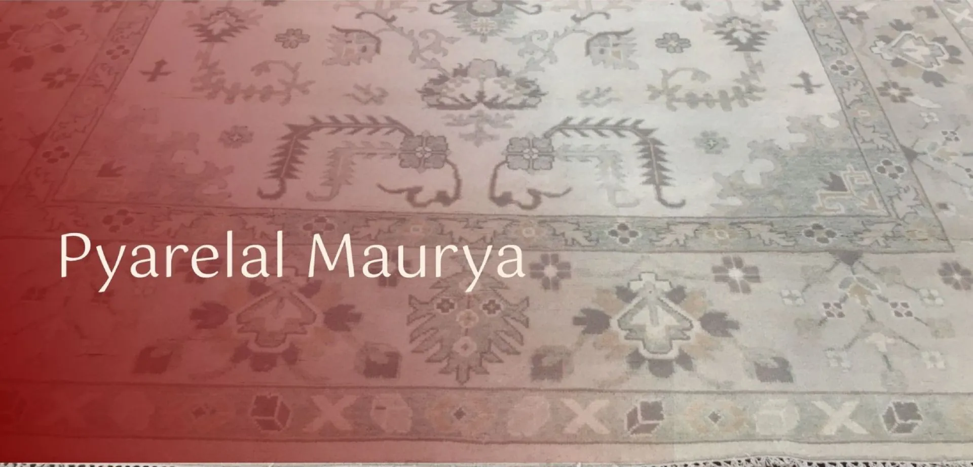 Pyarelal Maurya – craft close-up