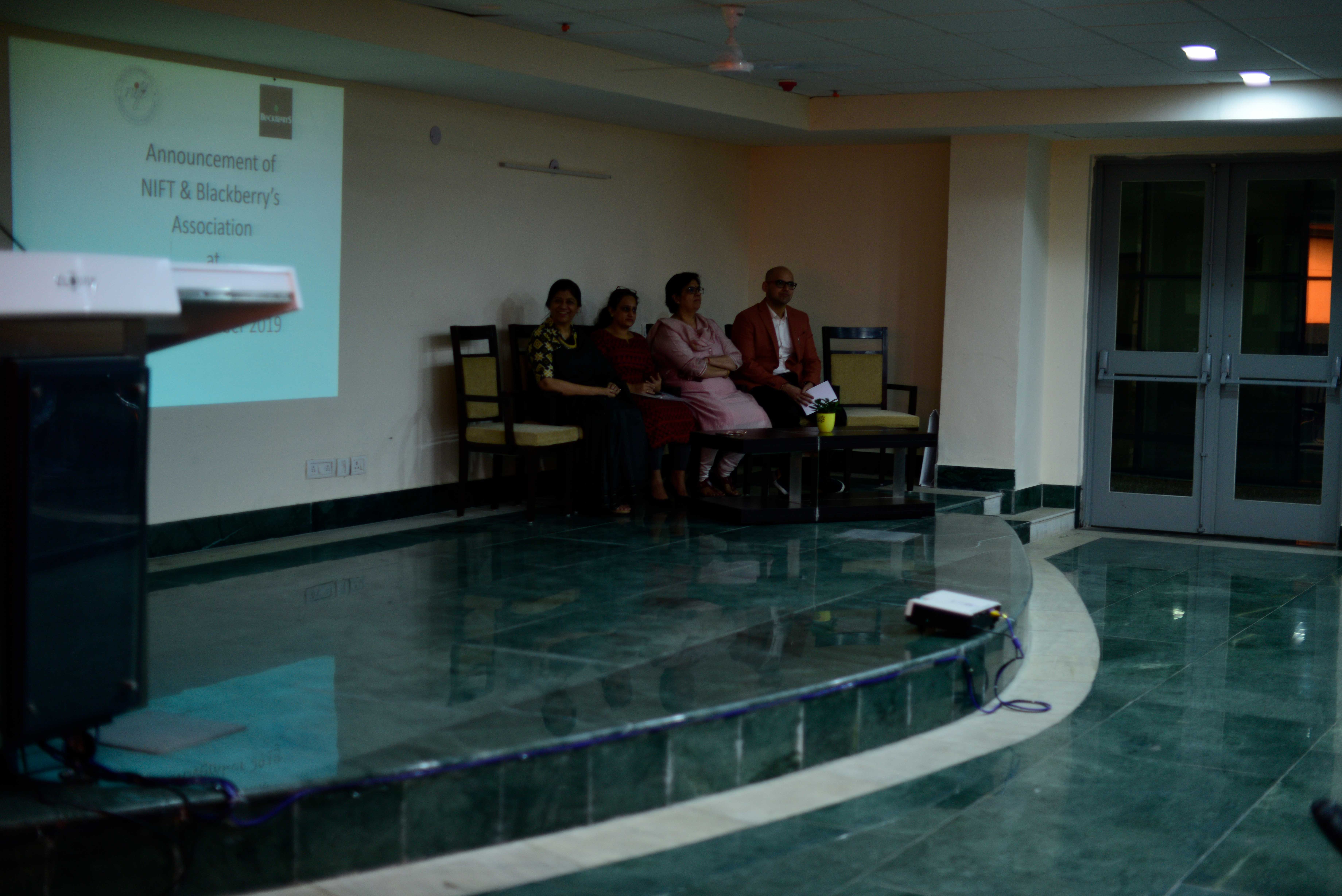 Blackberry's Event at NIFT Delhi