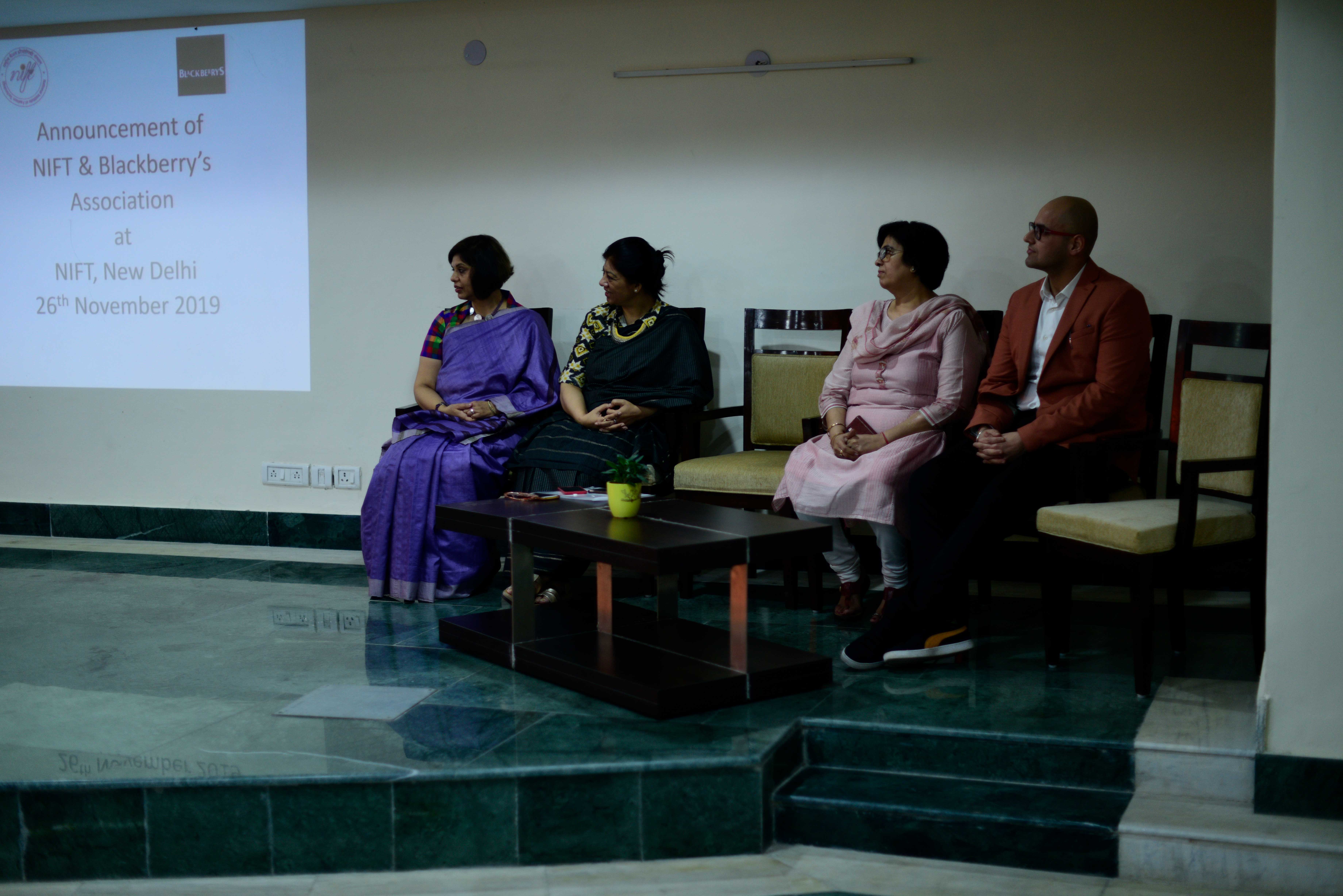 Blackberry's Event at NIFT Delhi