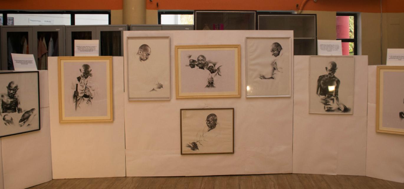 gandhi jayanti exhibition by nidhu sir