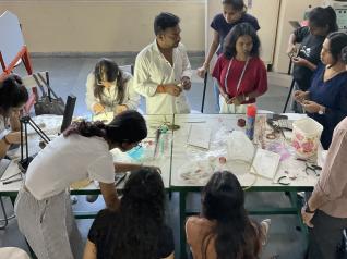 Student Engagement with Craft Cluster - Hupari Sliver Jewellery Craft