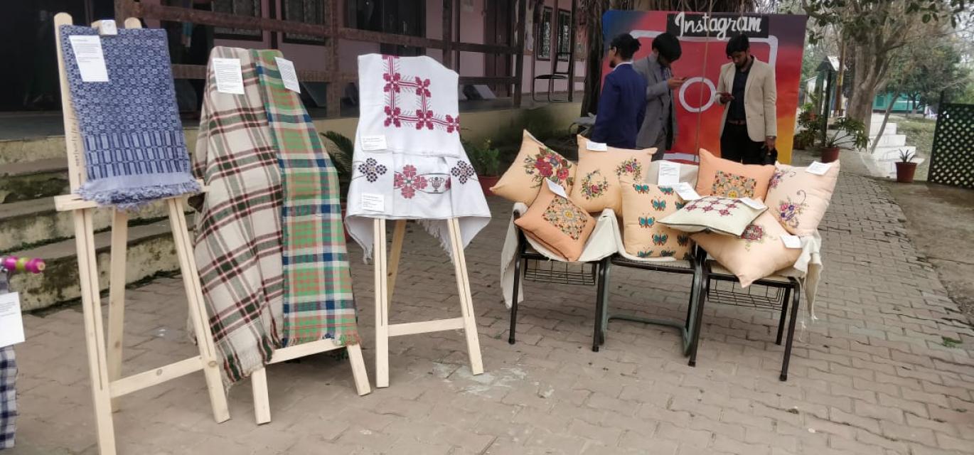 Display of Heirloom Textiles 