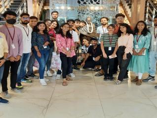 Students during craft cluster