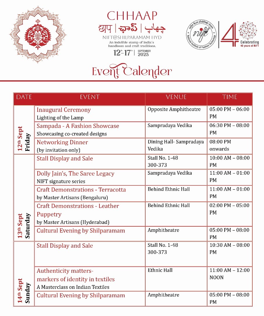 CHHAAP NIFT at Shilparamam